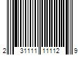 Barcode Image for UPC code 231111111129