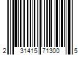 Barcode Image for UPC code 231415713005