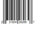 Barcode Image for UPC code 231804262657