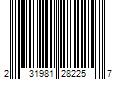 Barcode Image for UPC code 231981282257