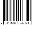 Barcode Image for UPC code 2342576033104