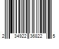 Barcode Image for UPC code 234922368225