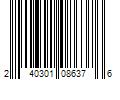 Barcode Image for UPC code 240301086376