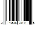 Barcode Image for UPC code 240536081115