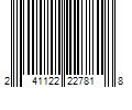 Barcode Image for UPC code 241122227818