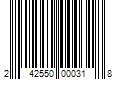 Barcode Image for UPC code 242550000318