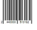 Barcode Image for UPC code 2440000513182