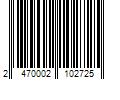 Barcode Image for UPC code 2470002102725