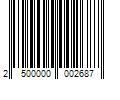 Barcode Image for UPC code 2500000002687