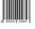 Barcode Image for UPC code 2500000002847