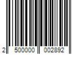 Barcode Image for UPC code 2500000002892