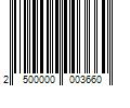 Barcode Image for UPC code 2500000003660