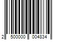 Barcode Image for UPC code 2500000004834