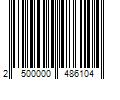 Barcode Image for UPC code 2500000486104