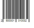 Barcode Image for UPC code 2500001010032