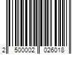 Barcode Image for UPC code 2500002026018