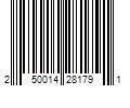 Barcode Image for UPC code 250014281791