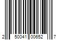 Barcode Image for UPC code 250041006527