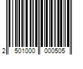 Barcode Image for UPC code 2501000000505