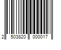 Barcode Image for UPC code 2503820000017