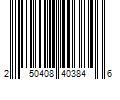 Barcode Image for UPC code 250408403846