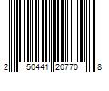 Barcode Image for UPC code 250441207708