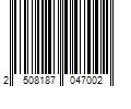 Barcode Image for UPC code 2508187047002