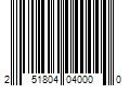 Barcode Image for UPC code 251804040000