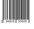 Barcode Image for UPC code 2543515004005