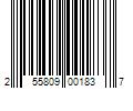 Barcode Image for UPC code 255809001837