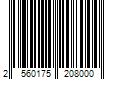 Barcode Image for UPC code 25601752080020