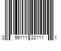 Barcode Image for UPC code 256111221111