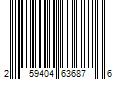 Barcode Image for UPC code 259404636876