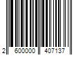 Barcode Image for UPC code 2600000407137