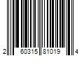 Barcode Image for UPC code 260315810194