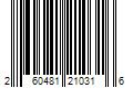 Barcode Image for UPC code 260481210316