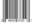 Barcode Image for UPC code 269000673007