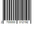 Barcode Image for UPC code 2700000012192