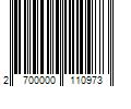 Barcode Image for UPC code 2700000110973