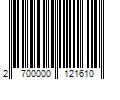 Barcode Image for UPC code 2700000121610