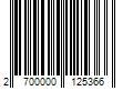 Barcode Image for UPC code 2700000125366