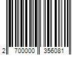 Barcode Image for UPC code 2700000356081