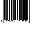 Barcode Image for UPC code 2700001017226