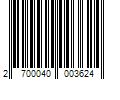 Barcode Image for UPC code 2700040003624