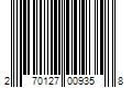 Barcode Image for UPC code 270127009358