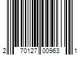 Barcode Image for UPC code 270127009631