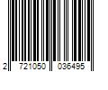 Barcode Image for UPC code 2721050036495