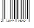 Barcode Image for UPC code 2721074030004