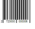 Barcode Image for UPC code 2723000000006