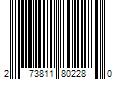 Barcode Image for UPC code 273811802280